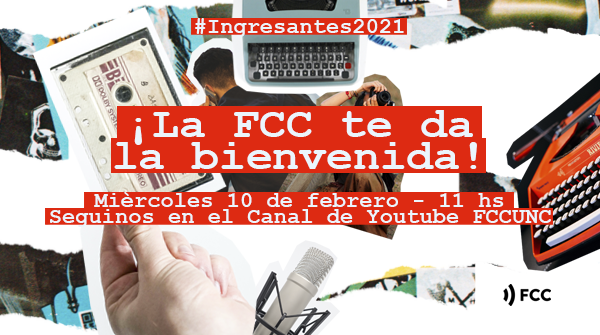 ¡La FCC te da la Bienvenida! Afiche